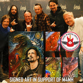 Gojira Art by Chris Tutty - Echoes of the Deep  signed celebrity art